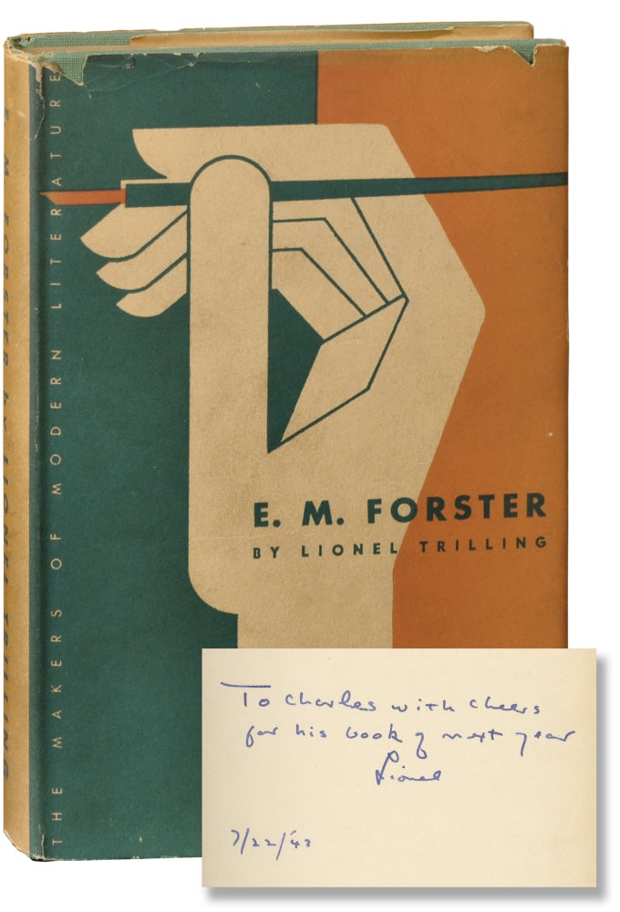 Book #135311] E.M. Forster (First Edition, signed by Lionel Trilling). E M. Forster, Lionel Trilling