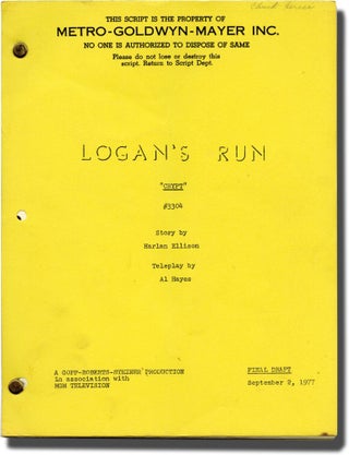 Book #135322] Logan's Run: The Crypt (Original screenplay for the 1977 television episode, crew...