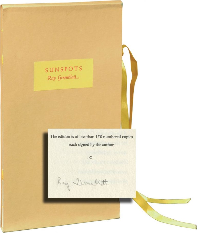 Book #135526] Sunspots (Limited UK Edition, signed). Roy, Greenblatt Bert Eastman, illustration