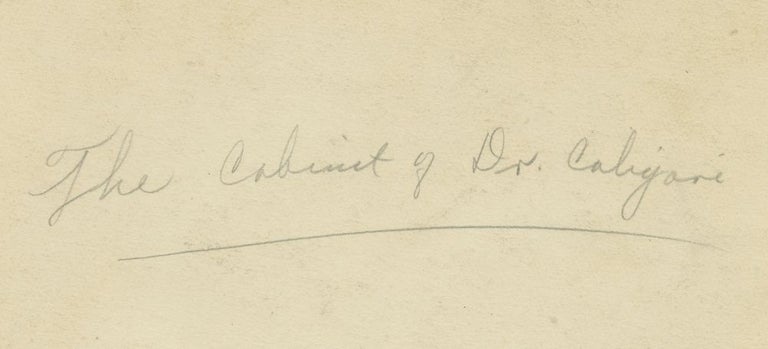 The Cabinet of Dr. Caligari