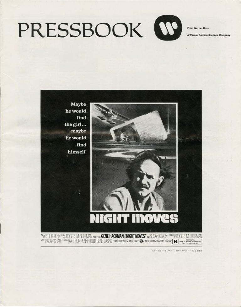 [Book #135743] Night Moves. Arthur Penn, Alan Sharp, Jennifer Warren Gene Hackman, Edward Binns, Susan Clark, director, screenwriter, starring.