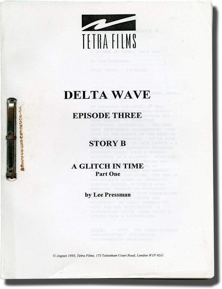 Four scripts from the television show Delta Wave