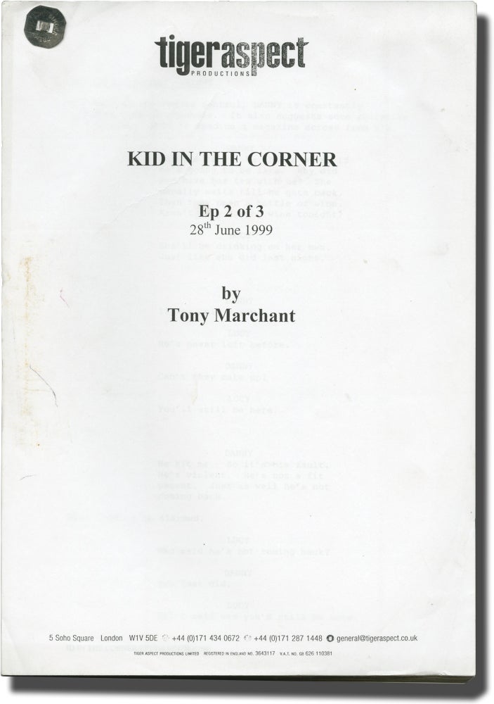 [Book #135833] Kid in the Corner. Bille Eltringham, Tony Marchant, Douglas Henshall Julian Morris, Clare Holman, director, screenwriter, starring.