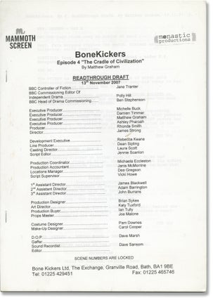 Book #135846] Bonekickers: The Cradle of Civilization (Original screenplay for the 2008...
