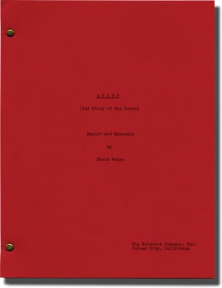 Book #135967] Evita: The Story of Eva Peron (Original treatment script for an unproduced film,...