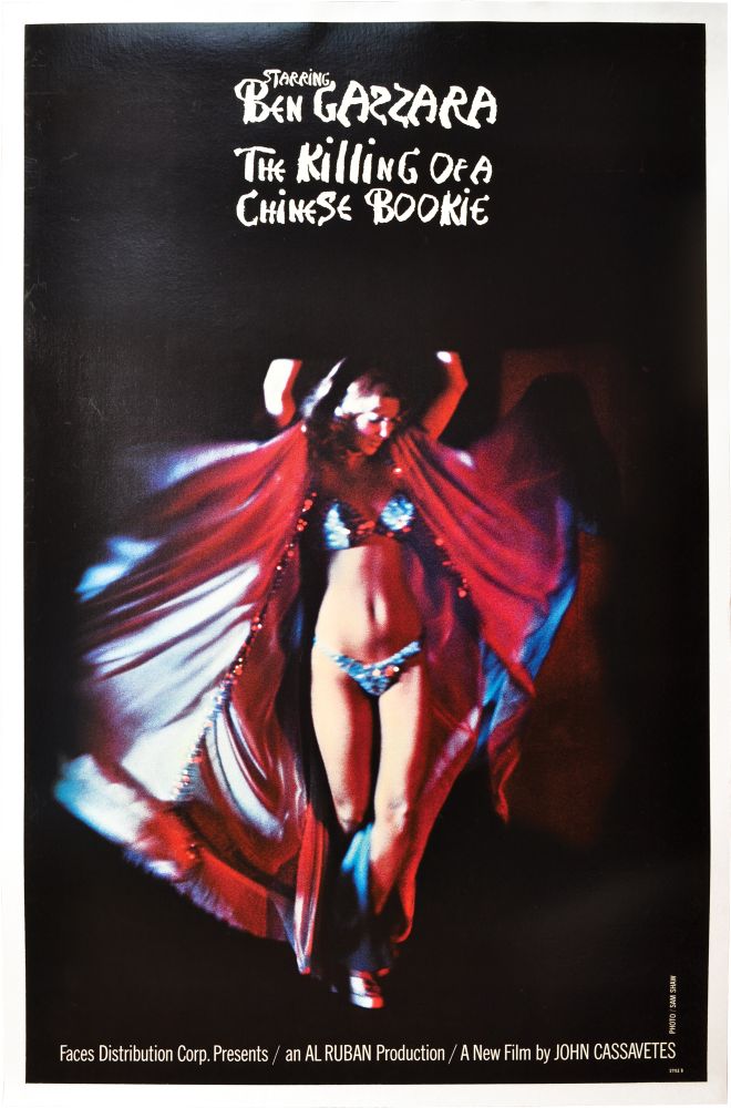 Book #136496] The Killing of a Chinese Bookie (Original Faces poster, "blurred dancer" variant)....