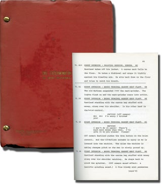 Book #137031] The Exterminator (Original screenplay for the 1980 film). James Glickenhaus,...