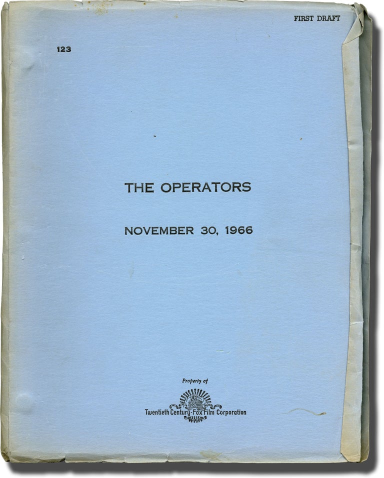 Book #137064] The Operators (Original screenplay for an unproduced film). Norman Bogner,...