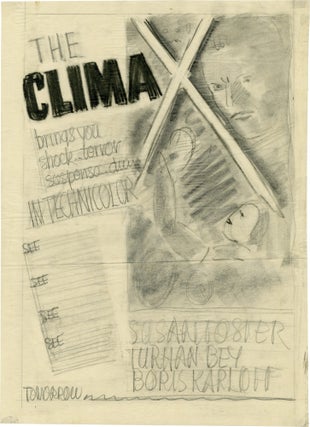 Book #137117] The Climax (Concept art sketch for advertisement promoting the film's original...