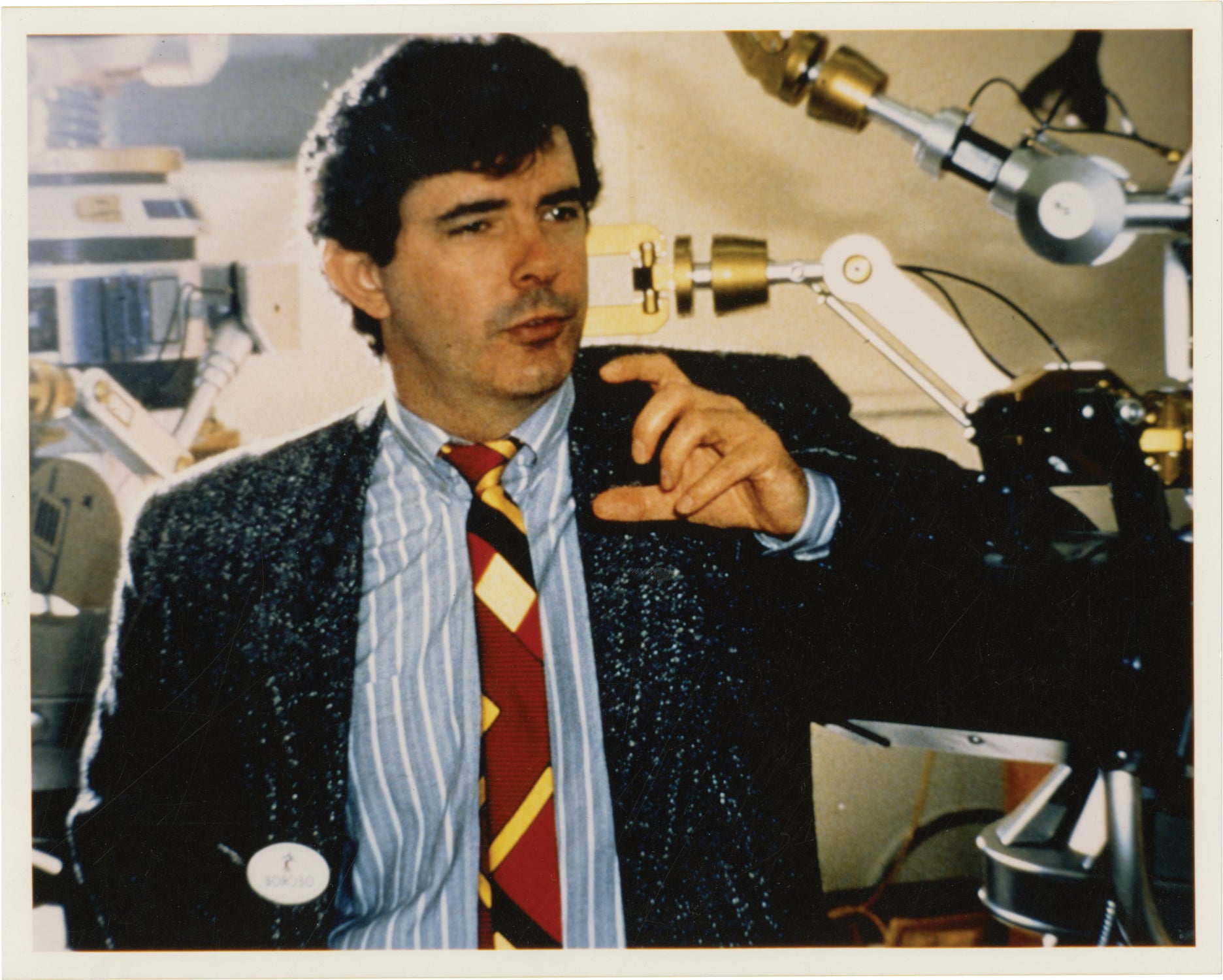 Photograph Of A Beardless George Lucas From 1987 | George Lucas