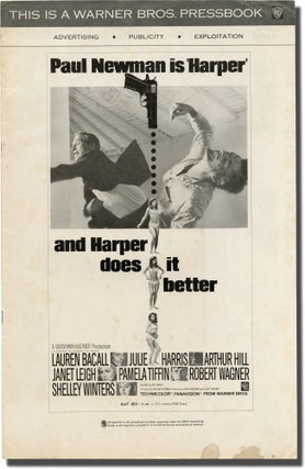 Book #137337] Harper (Original pressbook for the 1966 film). Ross Macdonald, Jack Smight, Paul...