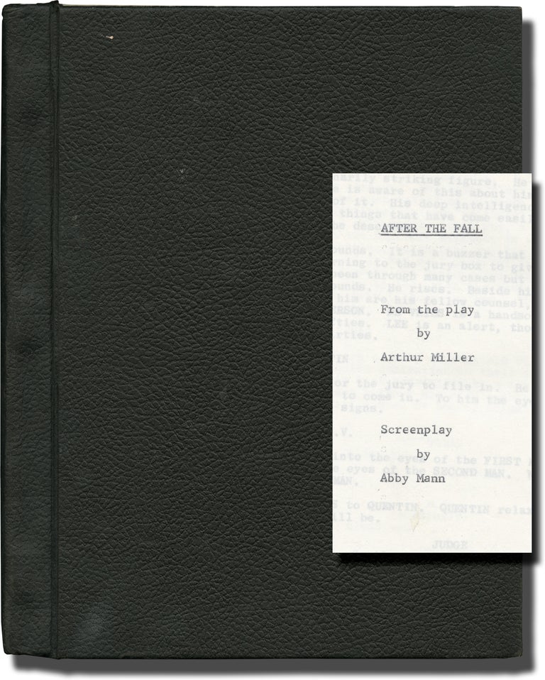 [Book #137404] After the Fall. Arthur Miller, Abby Mann, playwright, screenwriter.
