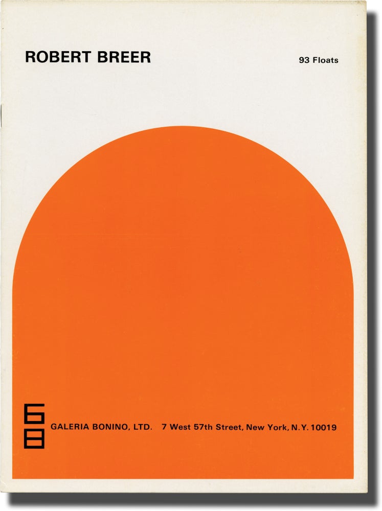Complete set of the Galeria Bonino monographs: Floats | More Floats | 93 Floats | Constructions and Films