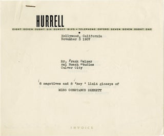 Book #137646] Hal Roach archive of letters relating to the promotion of "Topper" (1937). Hal...