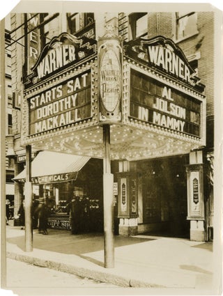 Book #137845] Archive of 14 original photographs of movie theater marquees, circa 1930s. Jack Thamm
