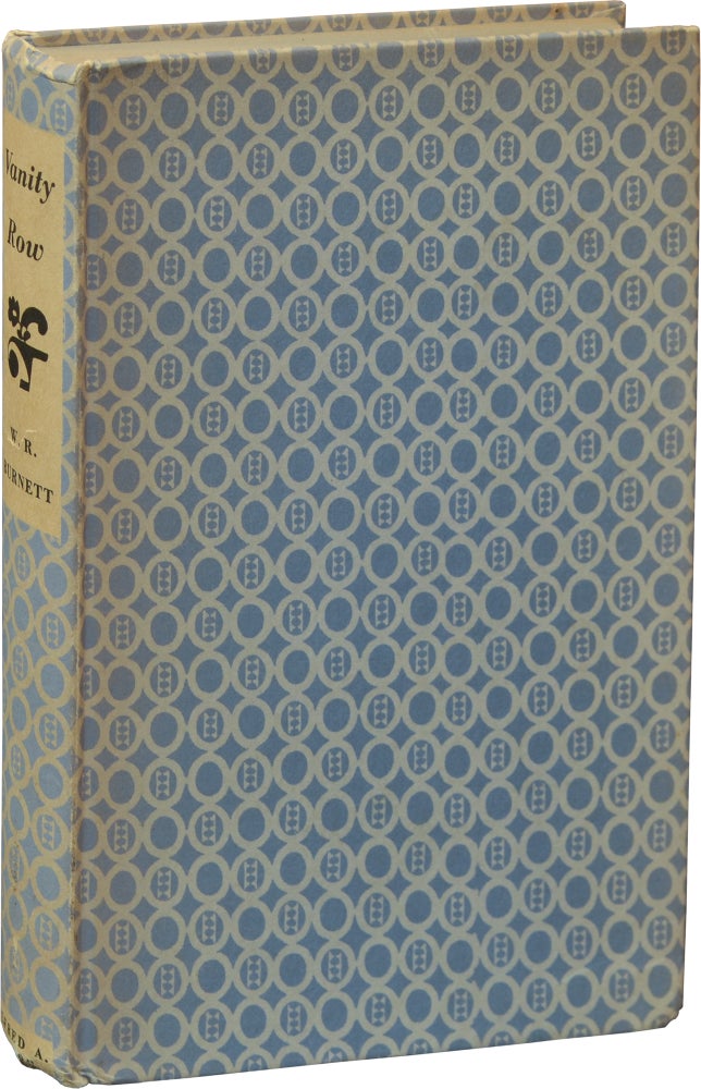 Book #137914] Vanity Row (First Edition). W R. Burnett