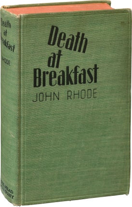 Book #137994] Death at Breakfast (First Edition). Cecil Street, John Rhode