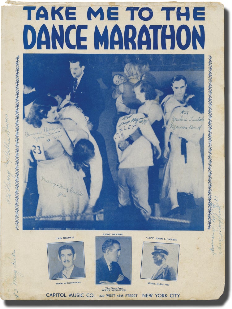 Book #137995] Take Me to the Dance Marathon (Original sheet music for the 1932 song). Andy, Louis...