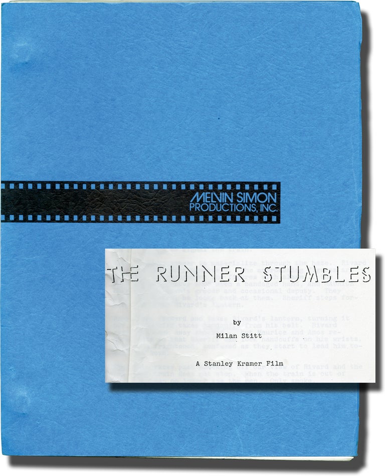 Book #138126] The Runner Stumbles (Original screenplay for the 1979 film). Stanley Kramer, Milan...