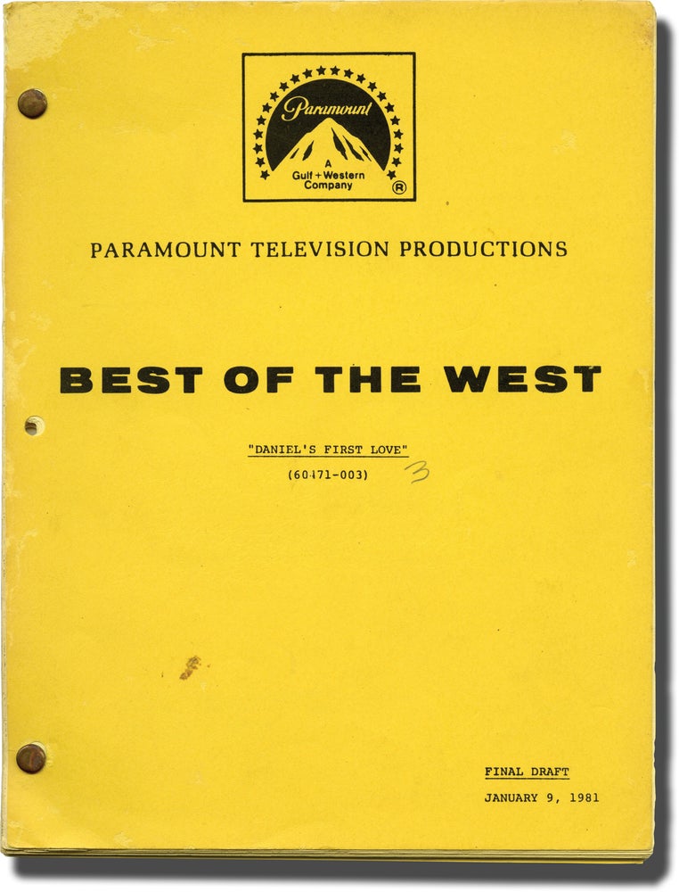 [Book #138137] Best of the West: Daniel's First Love. James Burrows, Earl Pomerantz, Carlene Watkins Joel Higgins, Valri Bromfield, Meeno Peluce, director, creator screenwriter, starring.