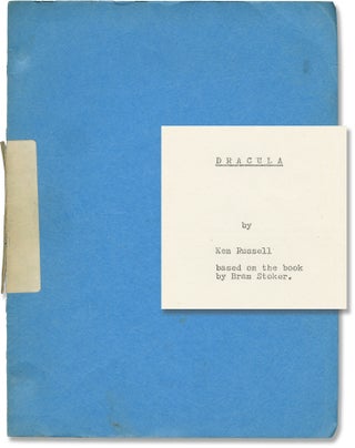Book #138139] Dracula (Original screenplay for an unproduced film, circa 1978). Bram Stoker, Ken...