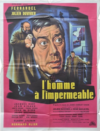 Book #138492] The Man in the Raincoat [l'homme a l'impermeable] (Original poster for the 1957...