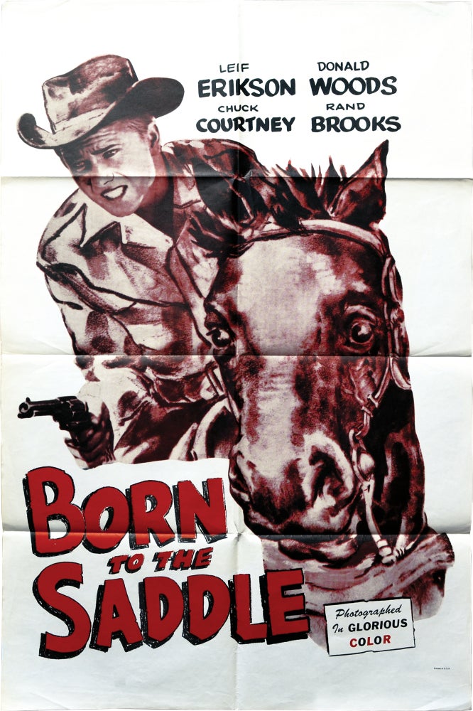 Book #138531] Born to the Saddle (Original poster for the 1953 film). William Beaudine, Adele...