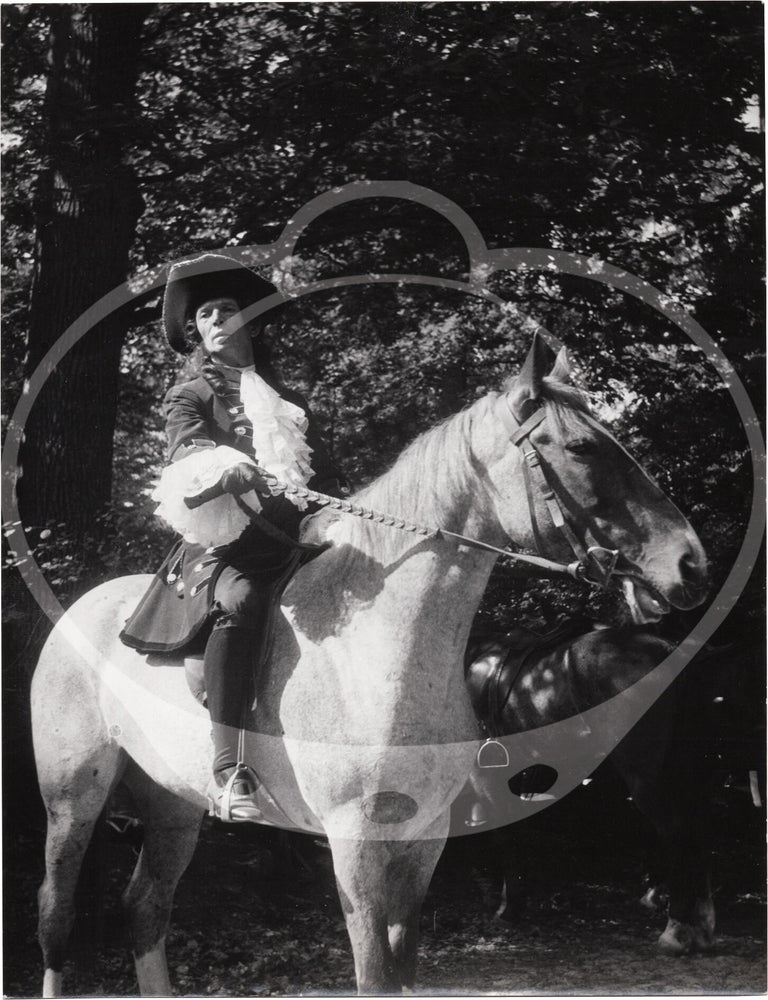 Cartouche (Four original photographs of Pierre Repp on the set of the 1962 film, and two candid shots circa 1950s).