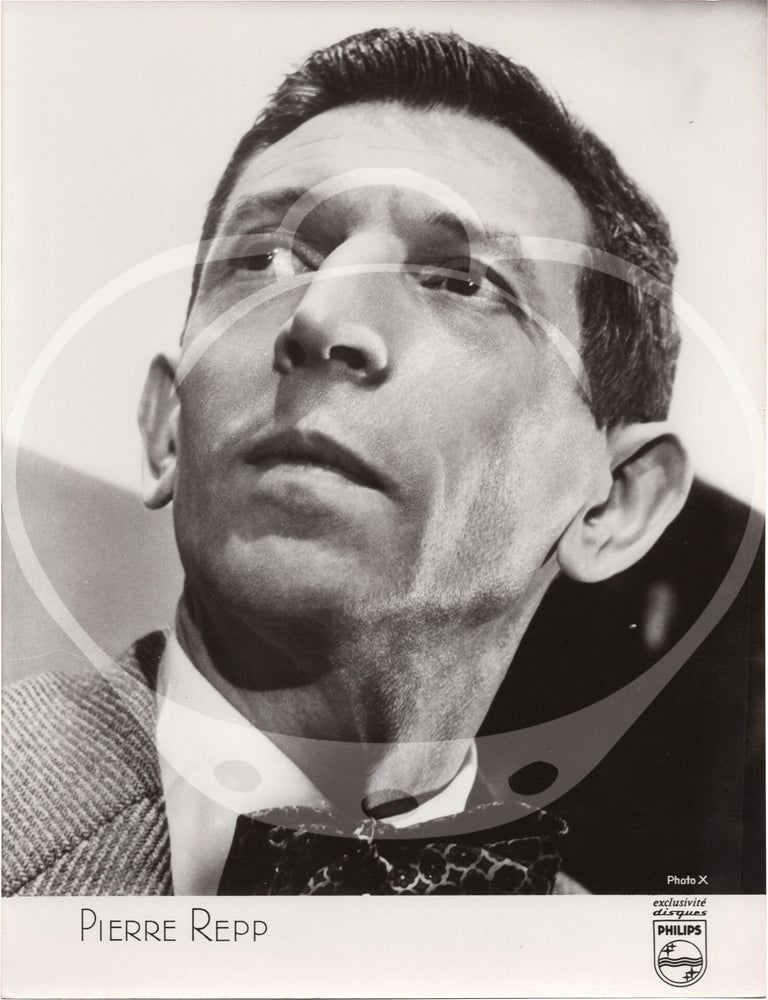 Cartouche (Four original photographs of Pierre Repp on the set of the 1962 film, and two candid shots circa 1950s).
