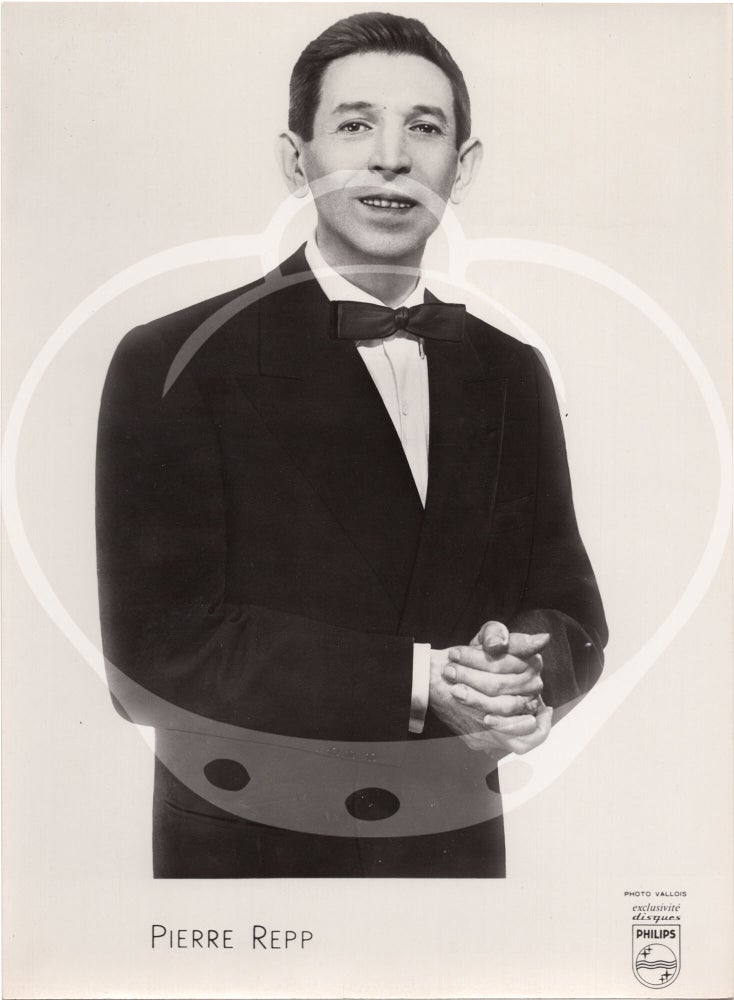 Cartouche (Four original photographs of Pierre Repp on the set of the 1962 film, and two candid shots circa 1950s).
