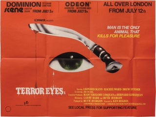 Book #139005] Night School [Terror Eyes] (Original British poster for the 1981 film). Ken Hughes,...
