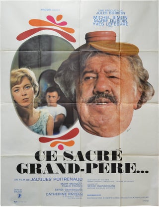 Book #139010] The Marriage Came Tumbling Down [Ce sacre grand-pere] (Original French poster for...
