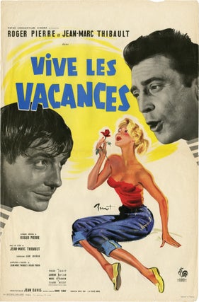 Book #139035] Vive les vacances (Original French poster for the 1958 film). Jean-Marc Thibault,...