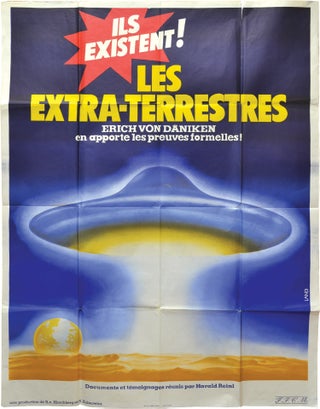 Book #139038] Mysteries of the Gods [Les extra-terrestres] (Original French poster for the 1976...