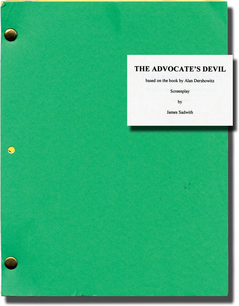 Book #139060] The Advocate's Devil (Original screenplay for the 1997 television movie). Jeff...