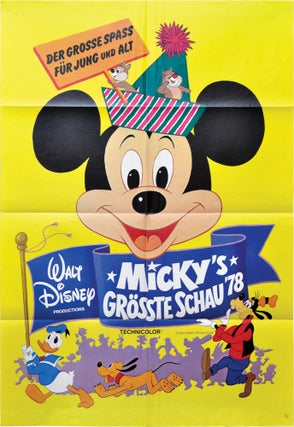 Book #139084] Mickey Mouse Jubilee Show [Micky's Grosste Schau '78] (Original German poster for...