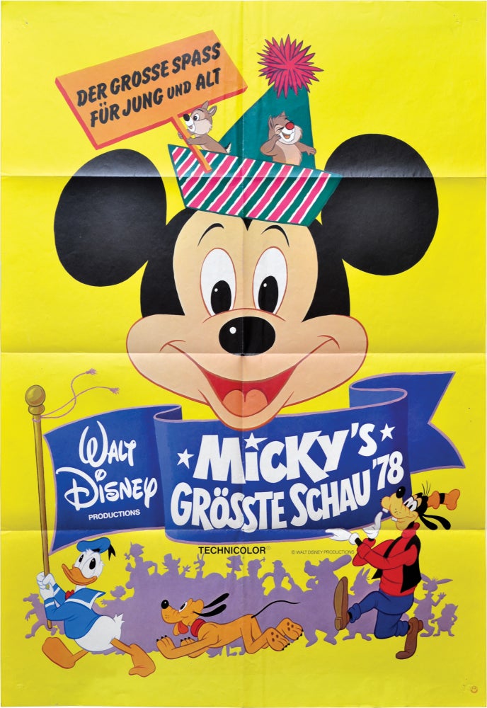 [Book #139084] Mickey Mouse Jubilee Show [Micky's Grosste Schau '78]. Walt Disney, Charistopher Barczak, Deven Chierighino, Mike Jittlov, producer, cinematographer, art director, animator.