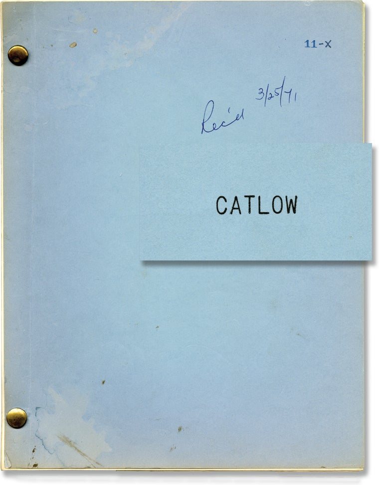 Book #139249] Catlow (Original screenplay for the 1971 film). Louis L'Amour, Sam Wanamaker, James...