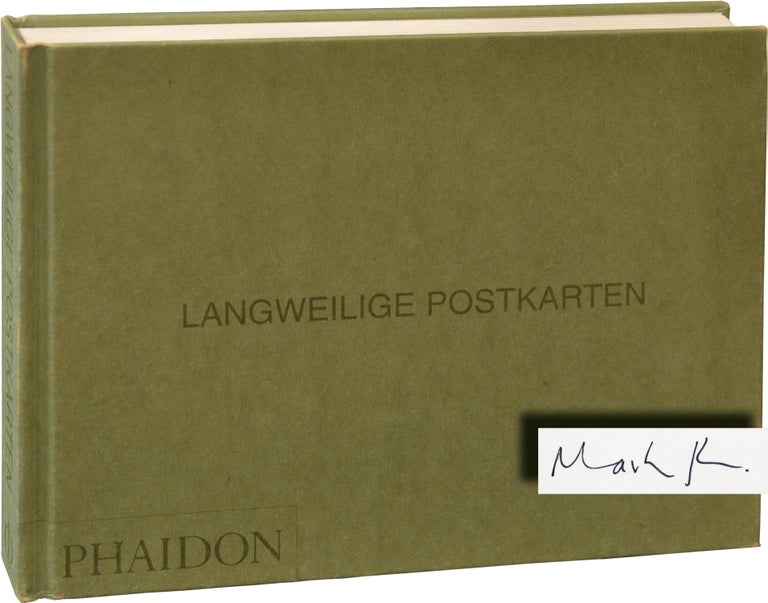 Book #139321] Langweilige Postkarten [Boring Postcards Germany] (Signed First Edition). Martin Parr