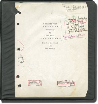 Book #139346] A Separate Peace (Original screenplay archive for the 1972 film). Larry Peerce,...