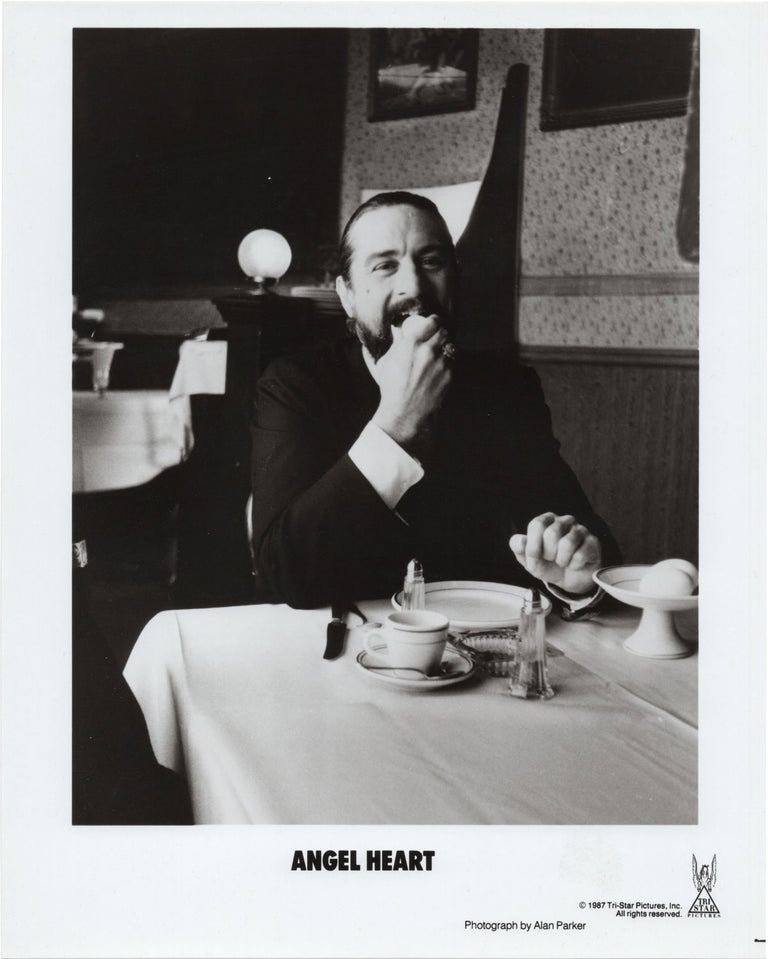 Book #139498] Angel Heart (Two original photographs from the 1987 film). Alan Parker, William...