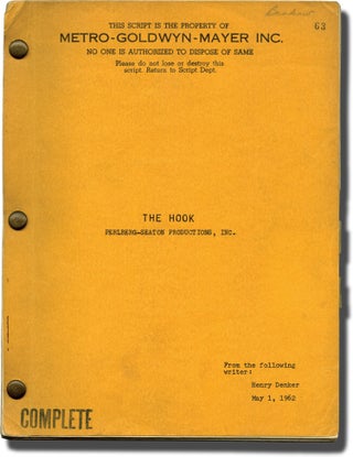 Book #139565] The Hook (Original screenplay for the 1963 film). George Seaton, Henry Denker,...