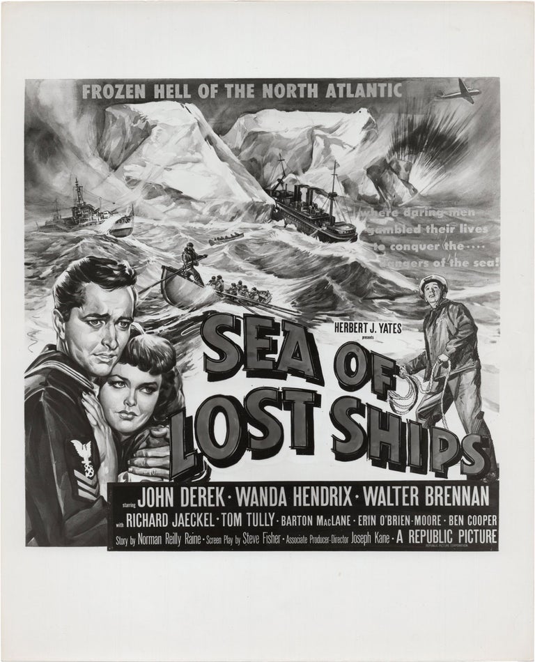 [Book #139797] Sea of Lost Ships. Joseph Kane, Norman Reilly Raine Steve Fisher, Wanda Hendrix John Derek, Walter Brennan, director, screenwriter, starring.