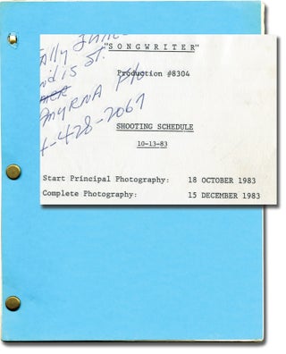 Book #139836] Songwriter (Original screenplay for the 1984 film). Alan Rudolph, Bud Shrake, Kris...