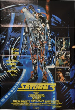 Book #139864] Saturn 3 (Original British poster for the 1980 film). Martin Amis, Stanley Donen,...