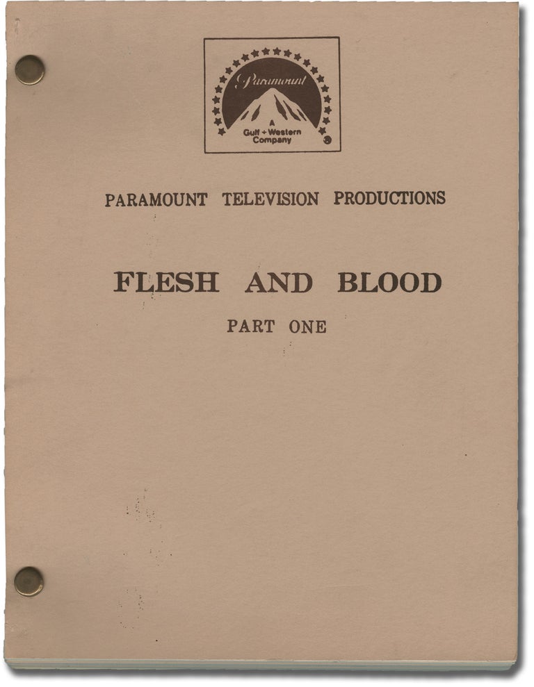 [Book #140083] Flesh and Blood [Flesh and Blood: Part One]. Jud Taylor, Eric Bercovici, Luca Bercovici Pete Hamill, Anthony Charnota, John Cassavetes, Tom Berenger, director, screenwriter, novelist, starring.