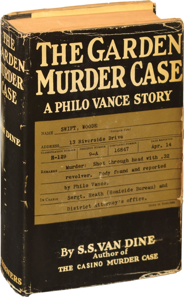 Book #140292] The Garden Murder Case (First Edition). S. S. Van Dine