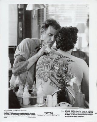 Book #140505] Tattoo (Original photograph from the 1981 film). Maud Adams Bruce Dern, Leonard...