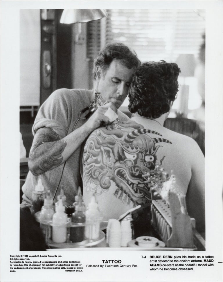 [Book #140505] Tattoo. Maud Adams Bruce Dern, Leonard Frey, Bob Brooks, Joyce Bunuel, starring, director, screenwriter.
