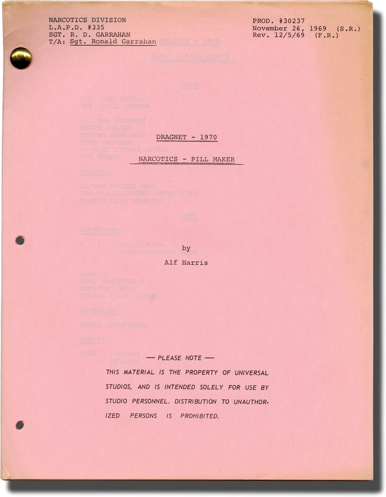 Dragnet 1970: Burglary Auto | Forgery | Narco